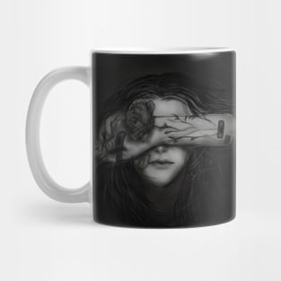 A Woman with Serenity in The Darkness Mug